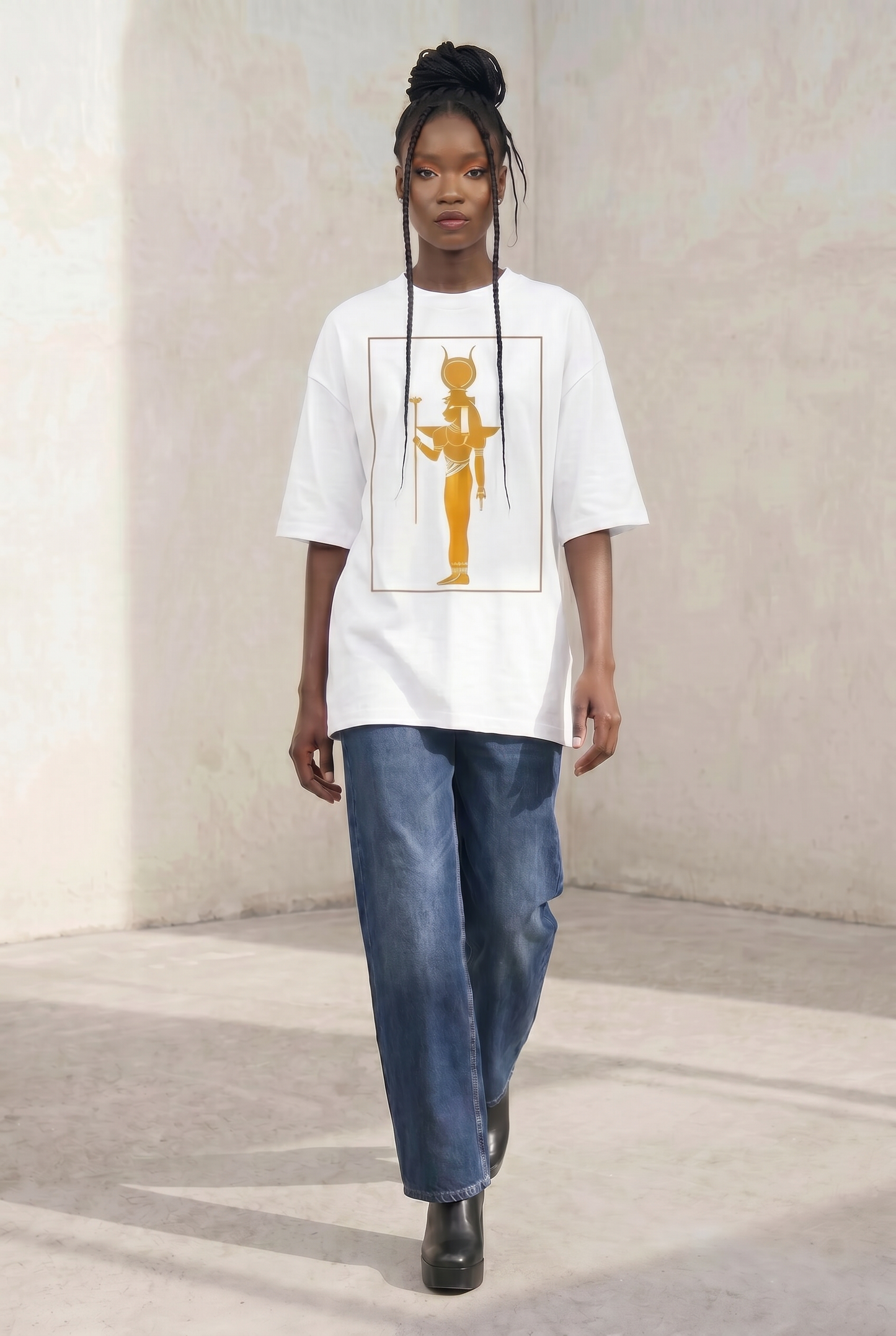 Isis T-Shirt | Egyptian Goddess Organic Cotton Graphic Tee | Kemet Collection | Kinky Nomad