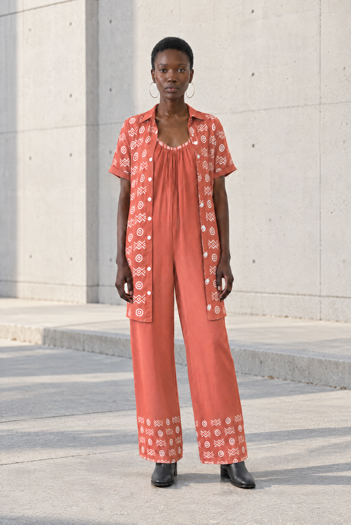 Savanna Earth Bundle | Shirt Dress + Jumpsuit | Kinky Nomad