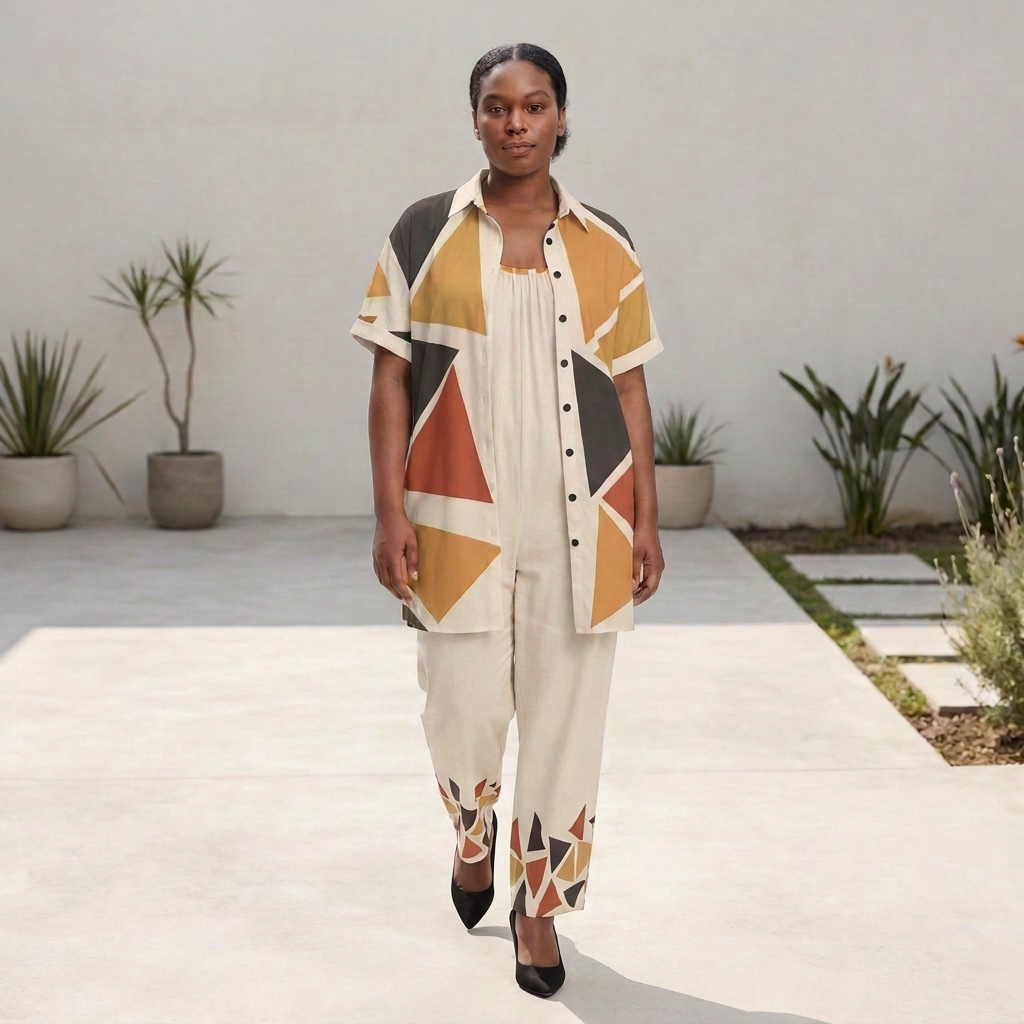 Wide-Leg Jumpsuit | Savanna & Angles Series | 4 Colours | Kinky Nomad