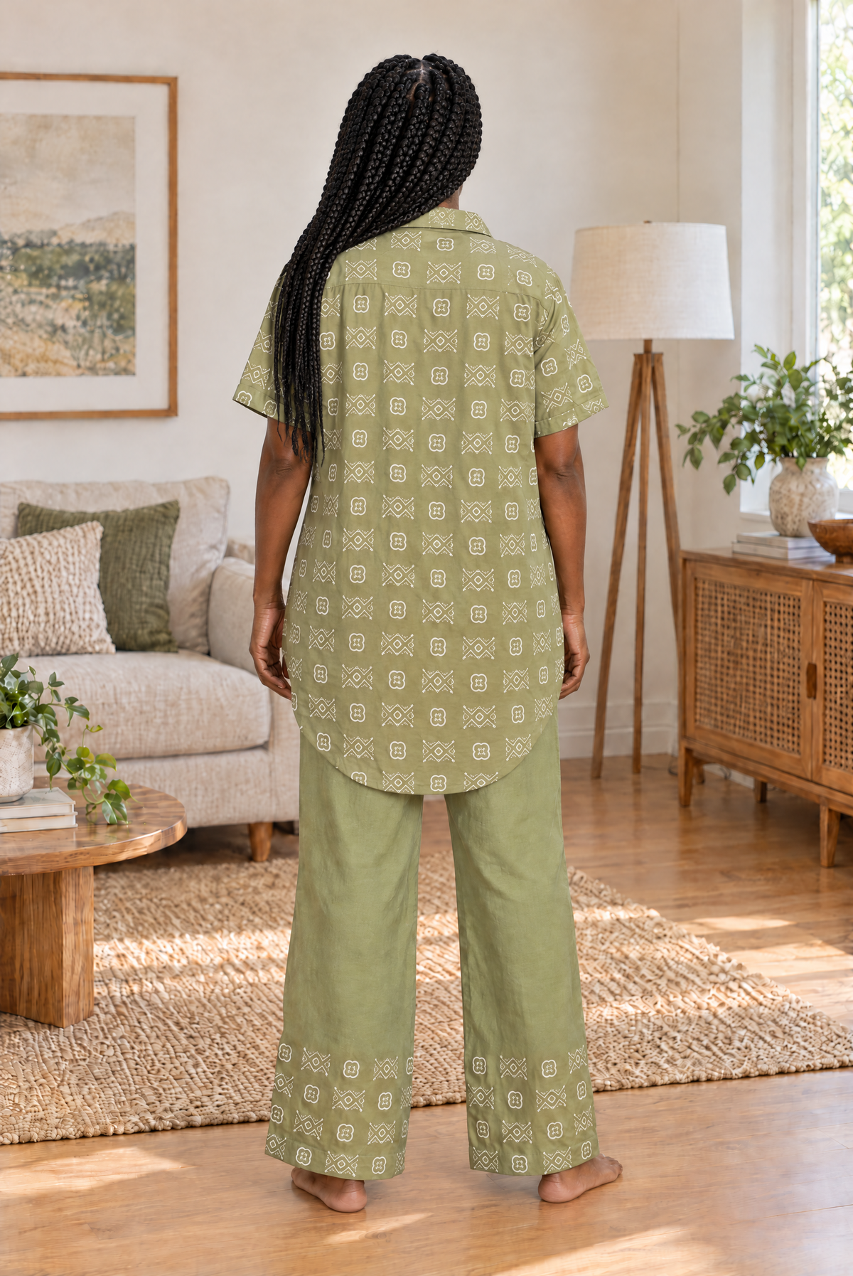 Savanna Sage Bundle | Shirt Dress + Jumpsuit | Kinky Nomad