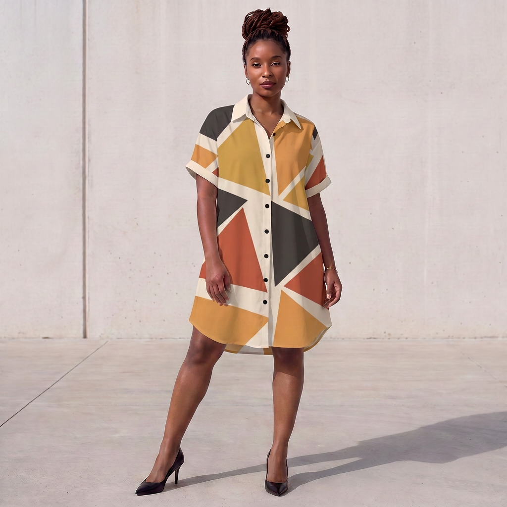 Angles Bundle | Shirt Dress & Jumpsuit | Earth Palette | Kinky Nomad