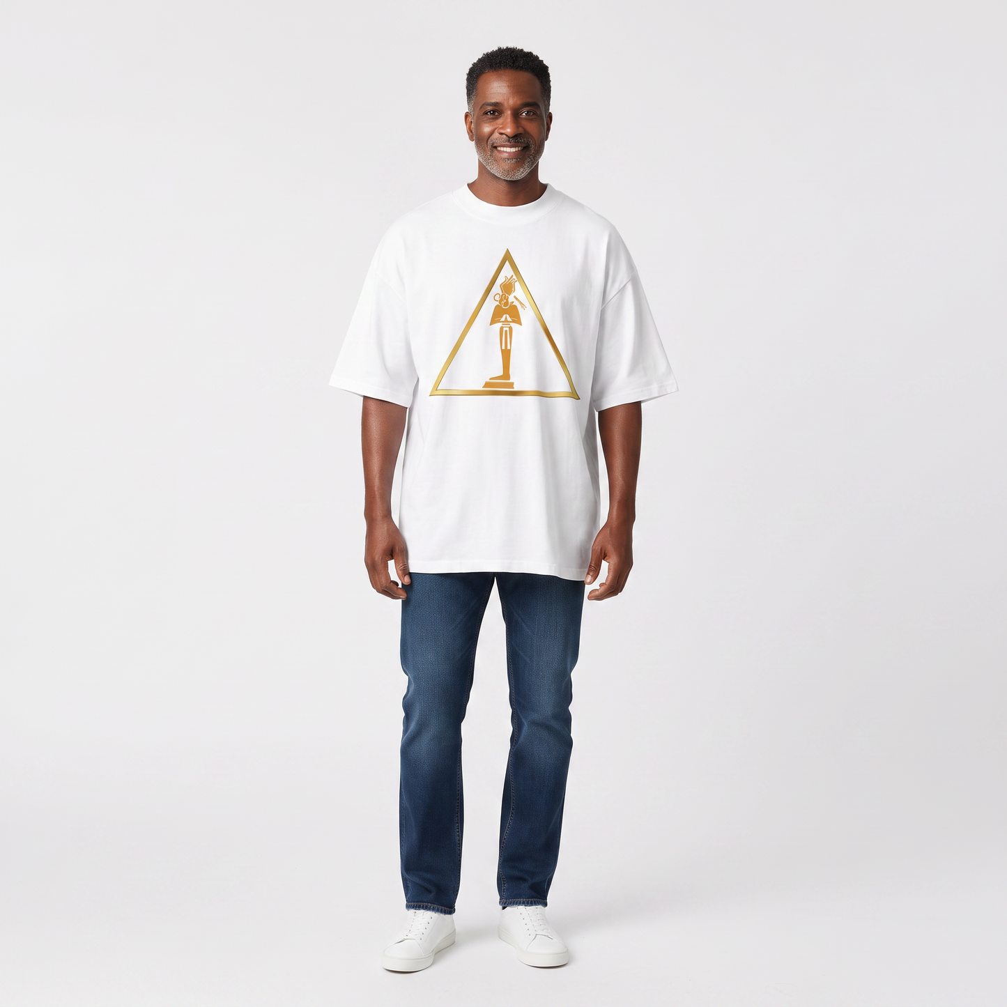 Osiris Oversized Tee | Kemet Series | Organic Cotton | Kinky Nomad