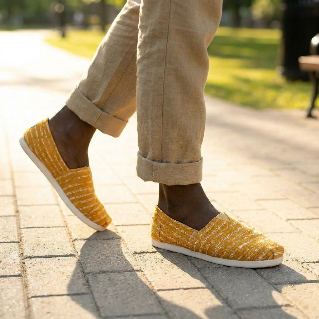 Canvas Slip-On Shoes | Ghana & Angles Series | Kinky Nomad