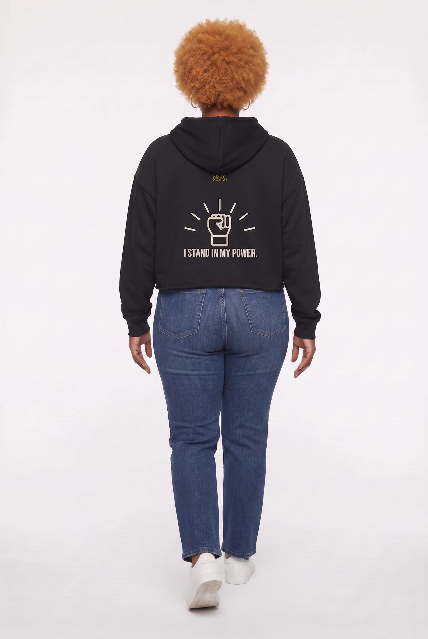 Cropped Hoodie | Manifesto & Kemet Series | Kinky Nomad
