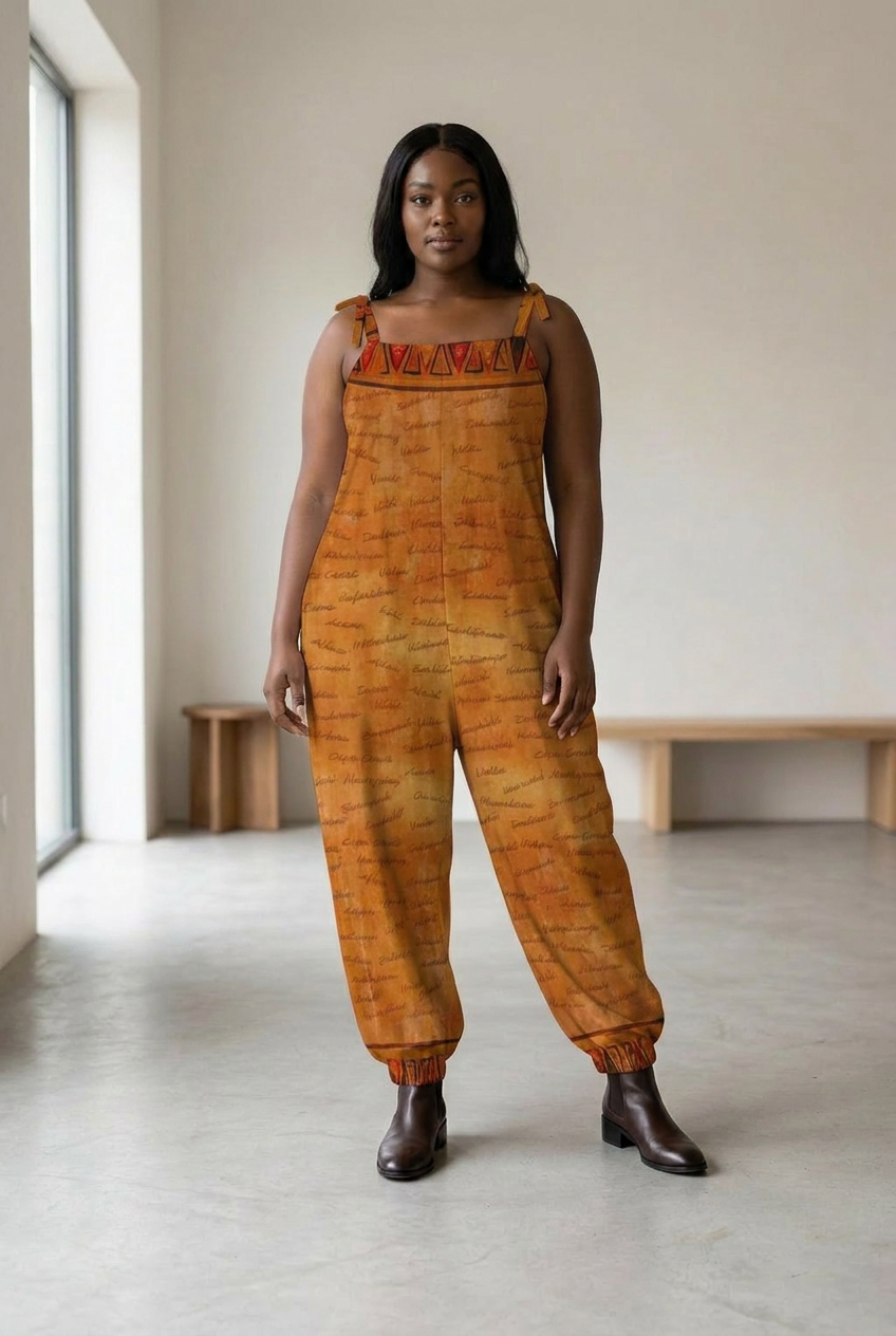 Ghana Inspired African Print Baggy Jumpsuit | Kinky Nomad