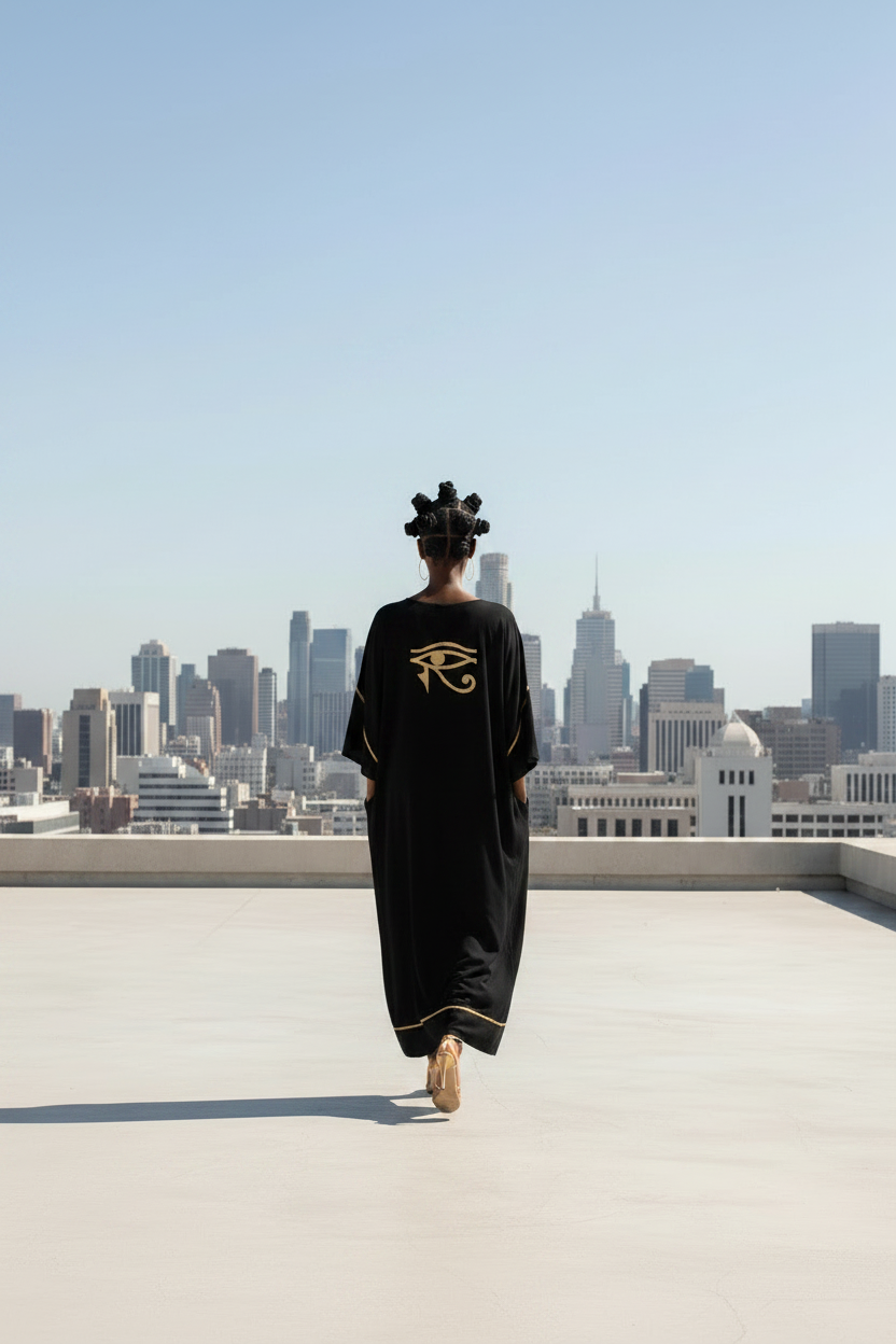 Isis Kaftan | Egyptian Goddess Kaftan | Kemet Collection | Kinky Nomad