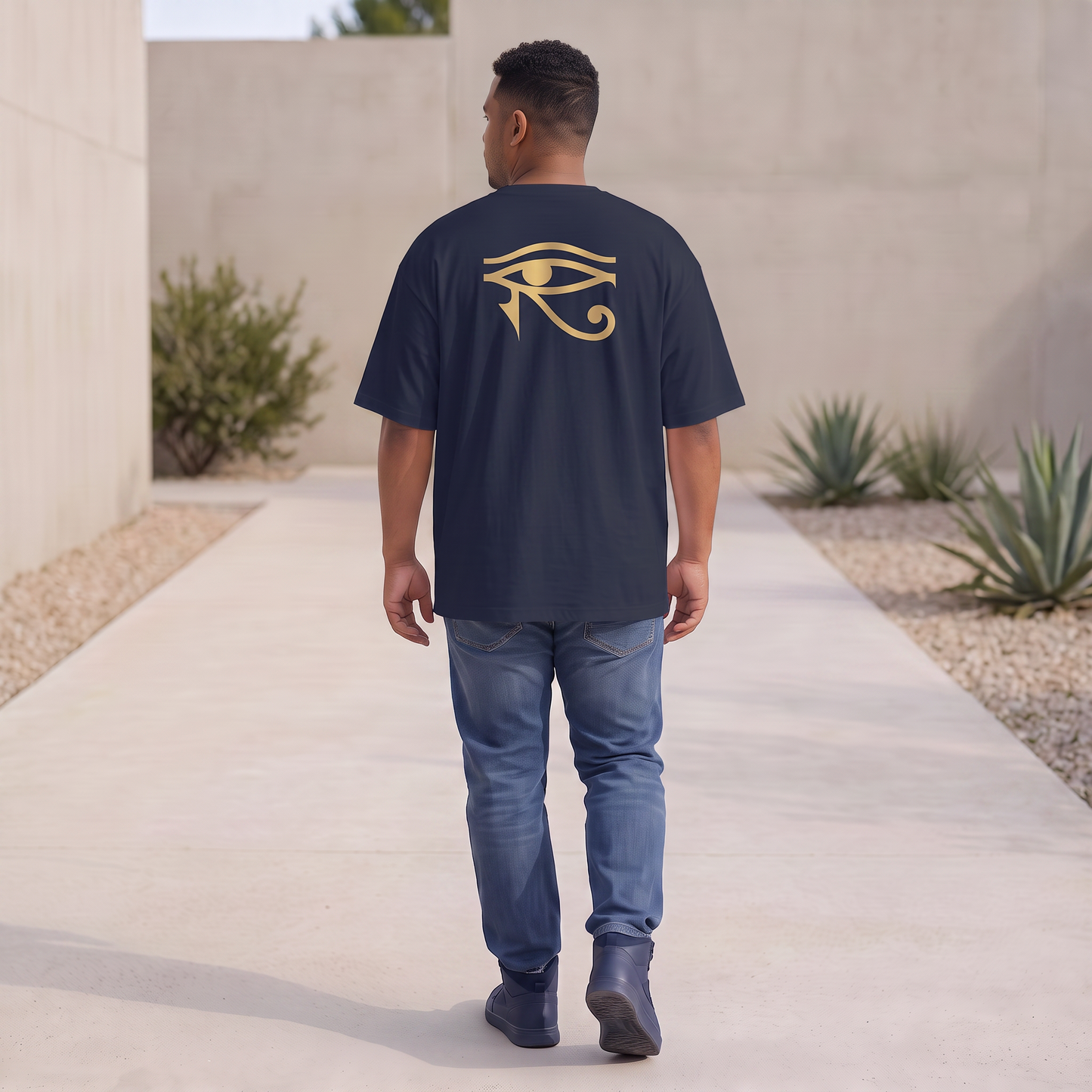 Osiris Oversized Tee | Kemet Series | Organic Cotton | Kinky Nomad