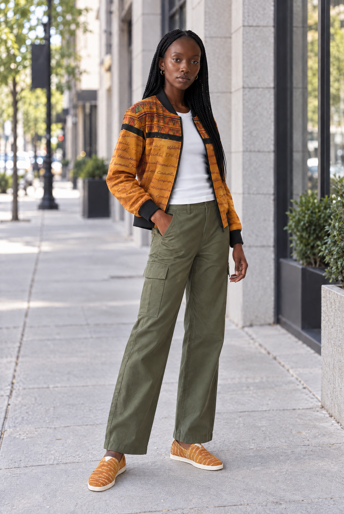 Canvas Slip-On Shoes | Ghana & Angles Series | Kinky Nomad