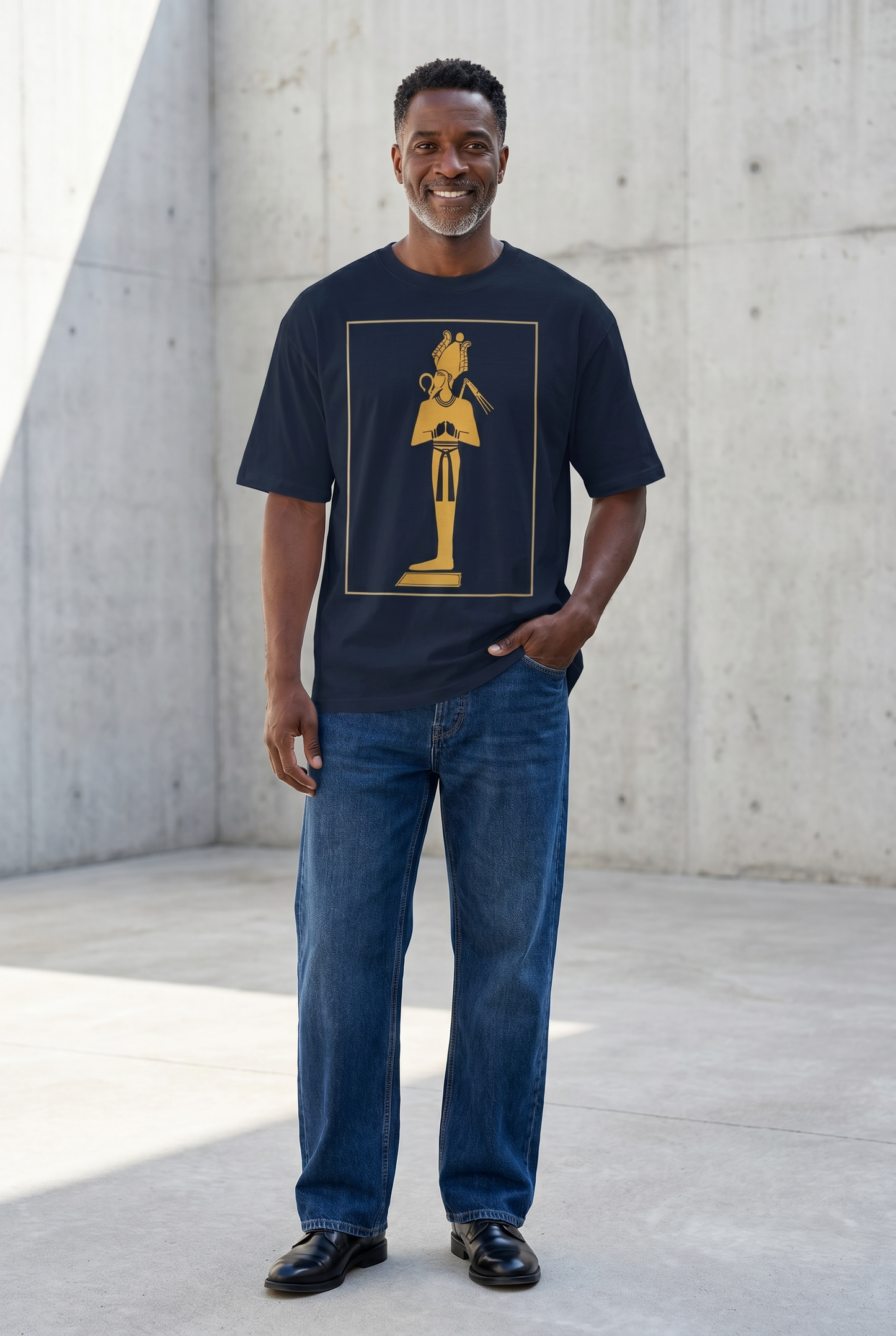 Osiris T-Shirt | Ancient Egypt Graphic Tee | Kemet Collection | Organic Cotton | Kinky Nomad