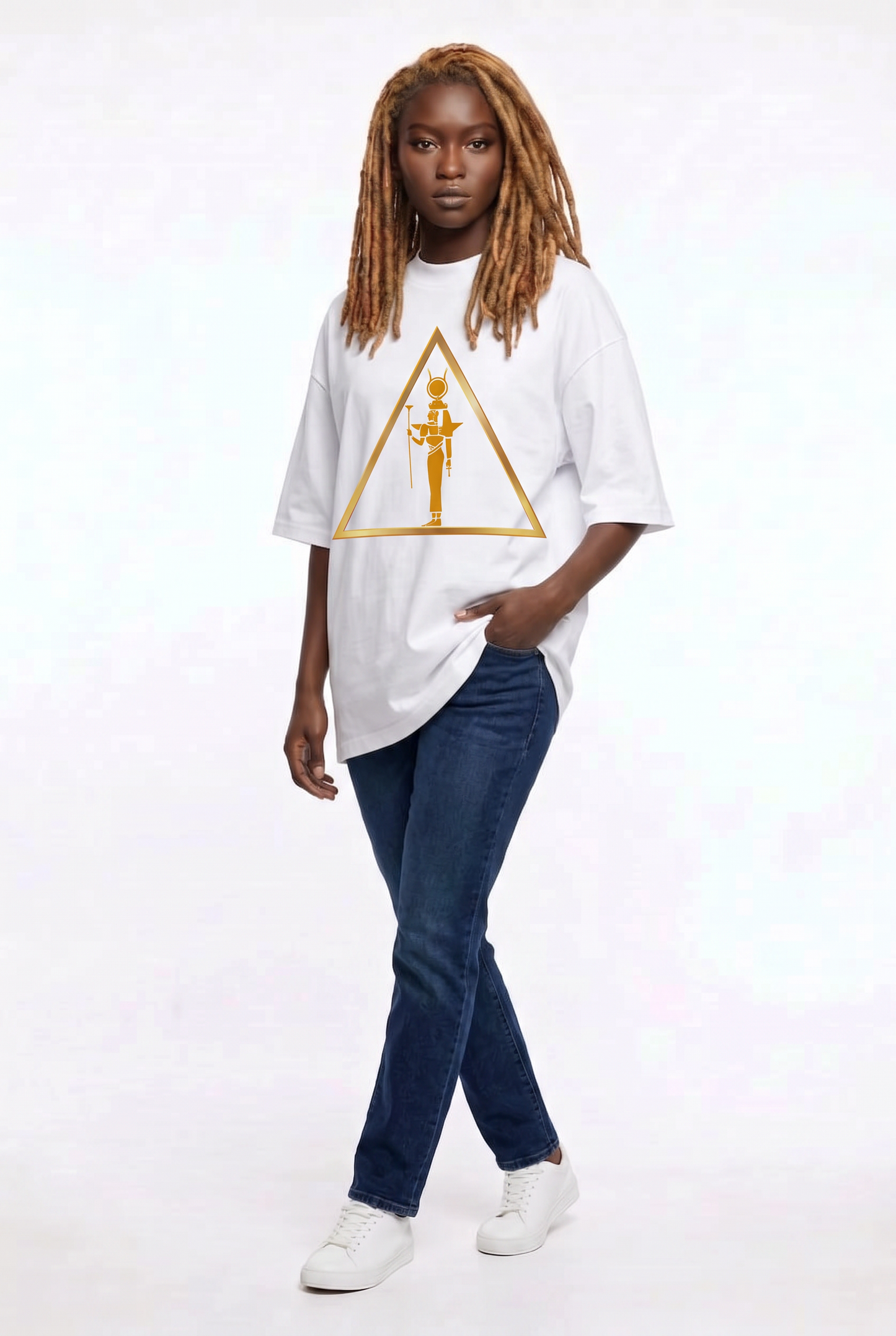 Isis Oversized Tee | Kemet Series | Organic Cotton | Kinky Nomad