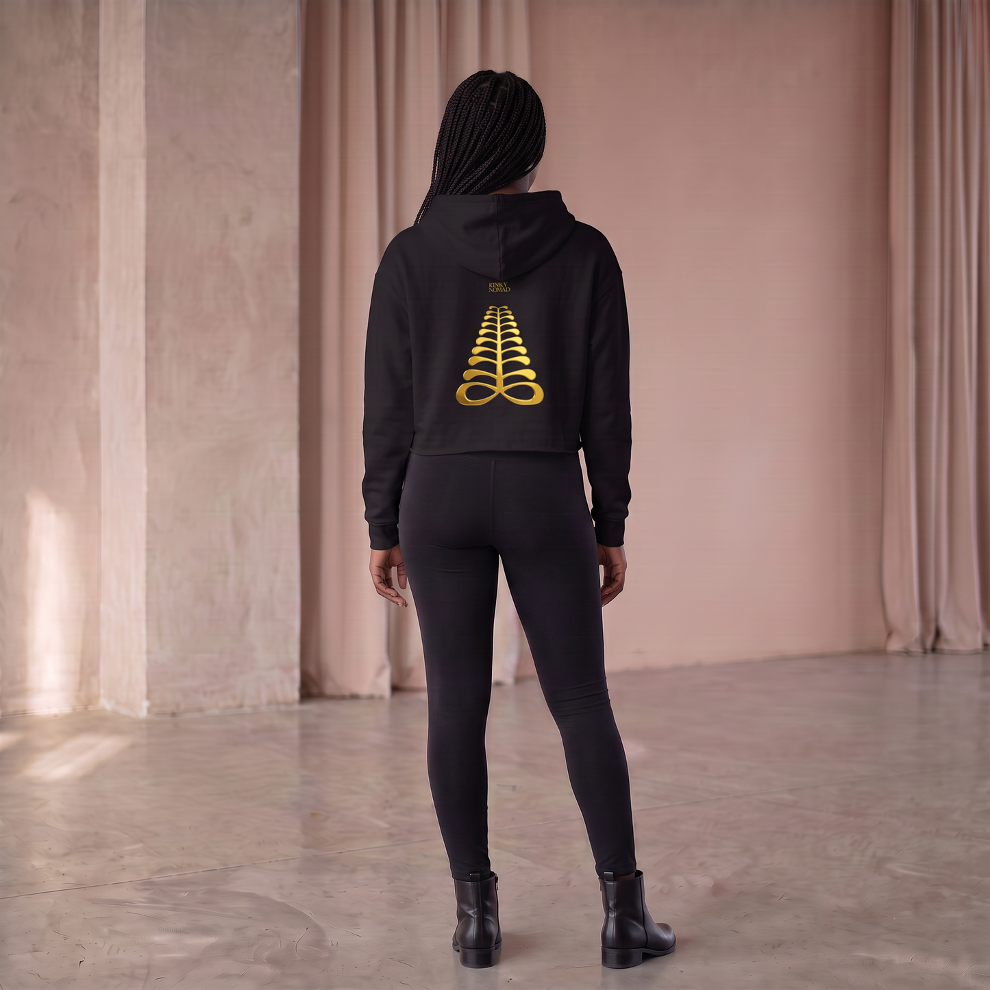 Cropped Hoodie | Manifesto & Kemet Series | Kinky Nomad