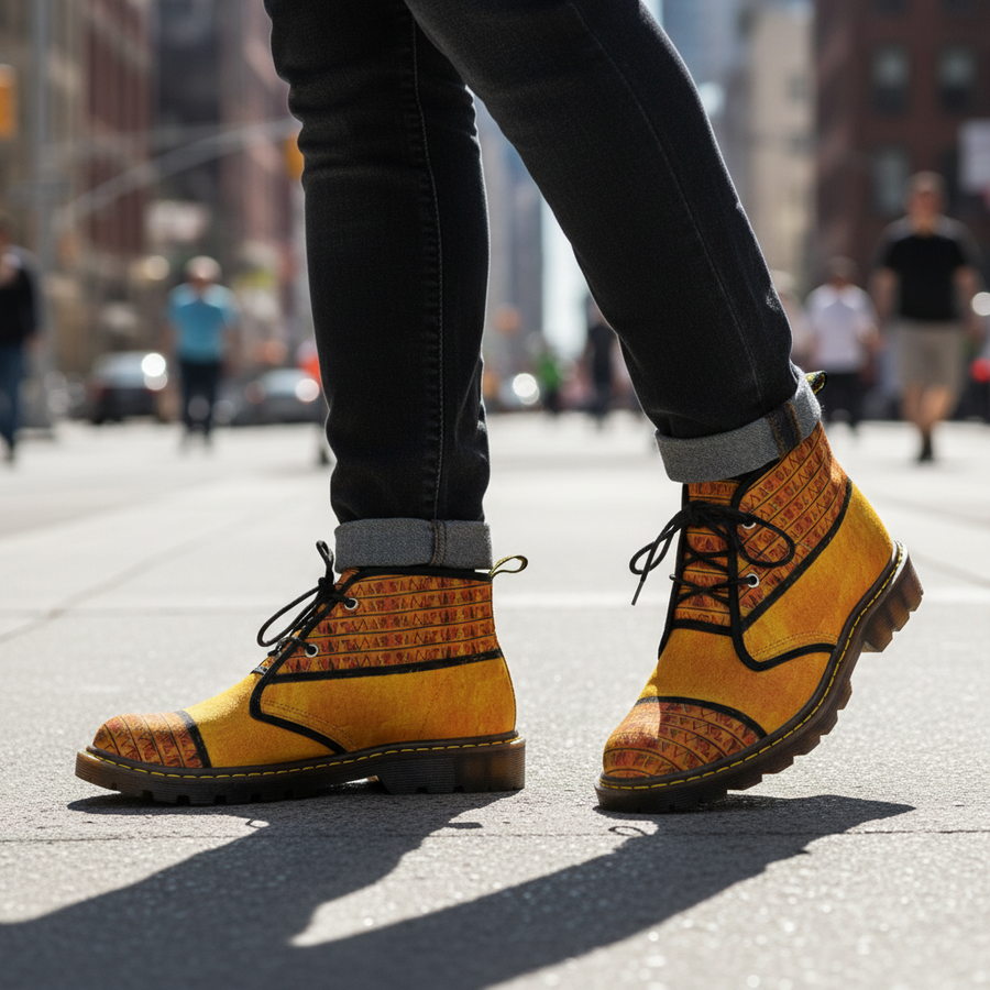 Ghana Ground Chukka  Boot | All Roads Lead to Ghana | Kinky Nomad