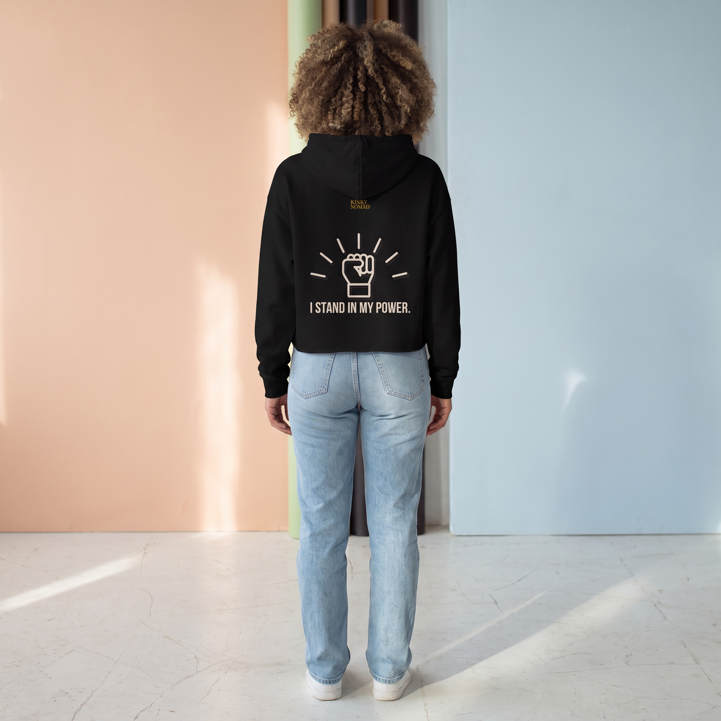 Cropped Hoodie | Manifesto & Kemet Series | Kinky Nomad