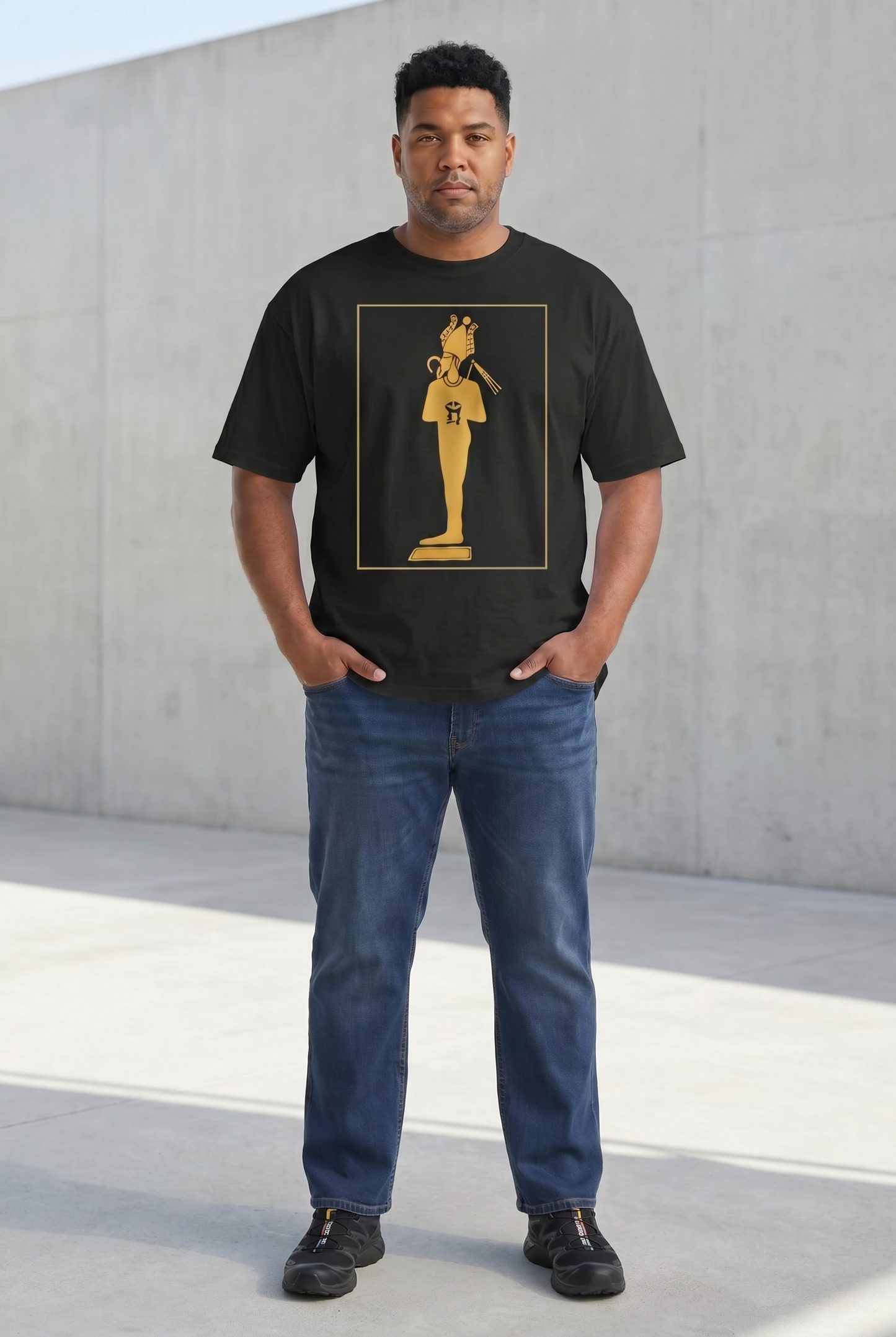 Osiris T-Shirt | Ancient Egypt Graphic Tee | Kemet Collection | Organic Cotton | Kinky Nomad