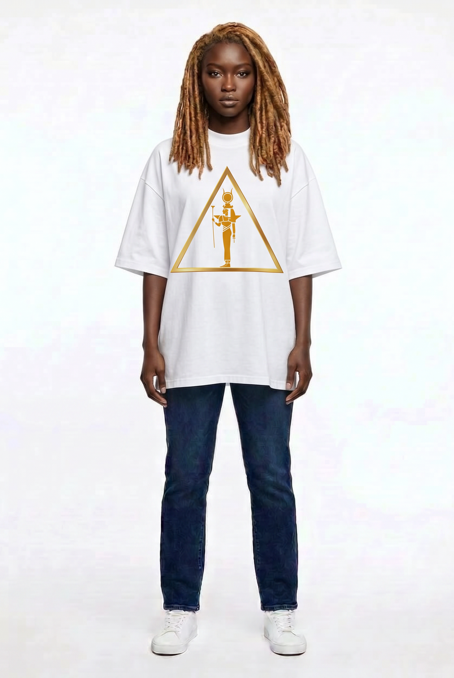 Isis Oversized Tee | Kemet Series | Organic Cotton | Kinky Nomad