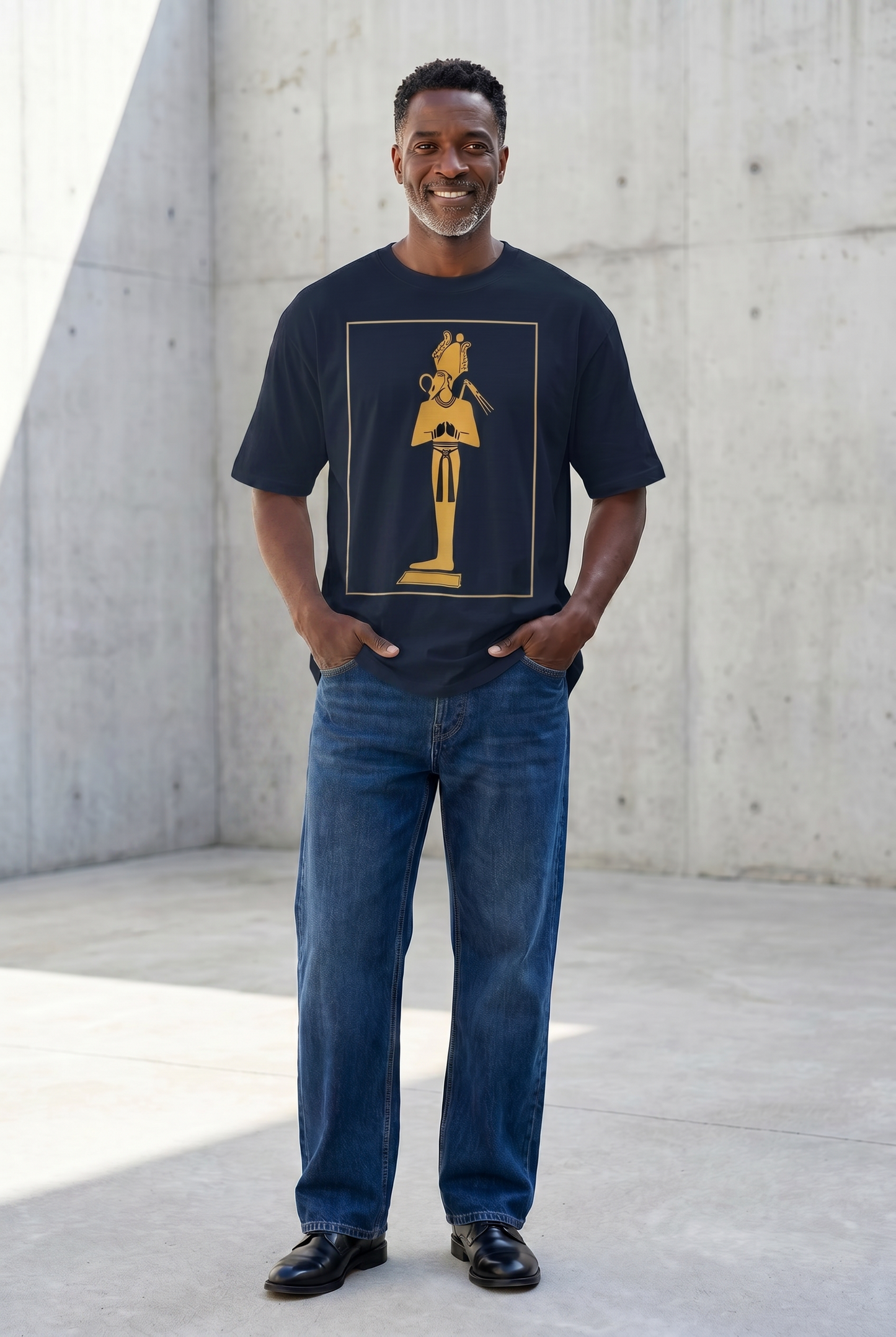 Osiris T-Shirt | Ancient Egypt Graphic Tee | Kemet Collection | Organic Cotton | Kinky Nomad