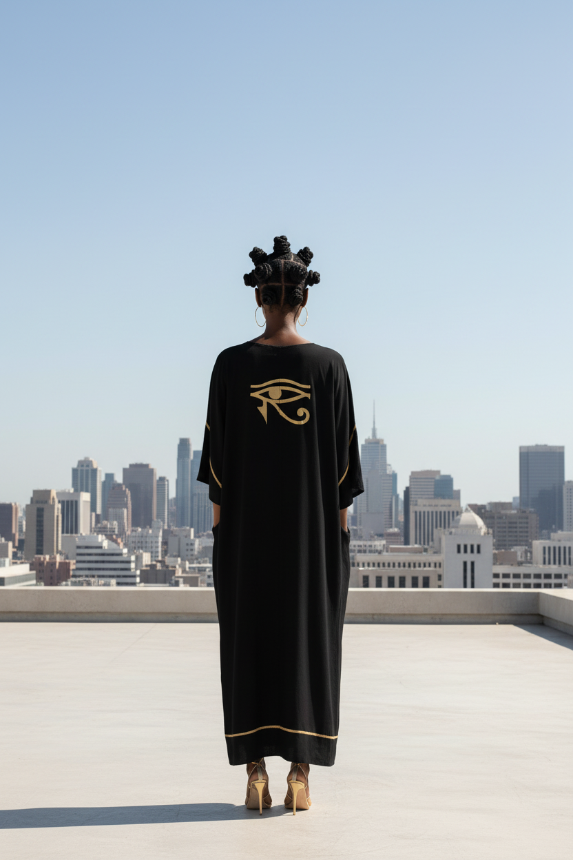Isis Kaftan | Egyptian Goddess Kaftan | Kemet Collection | Kinky Nomad