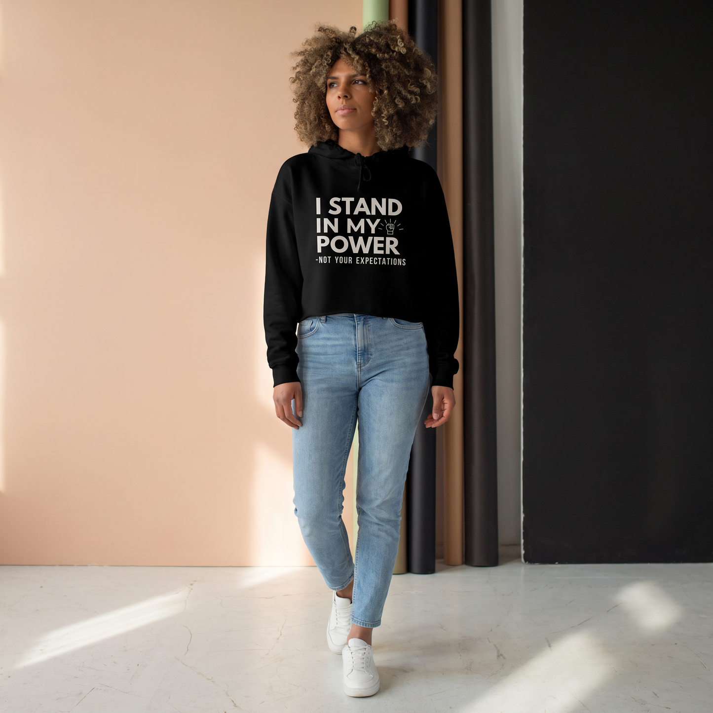 Cropped Hoodie | Manifesto & Kemet Series | Kinky Nomad
