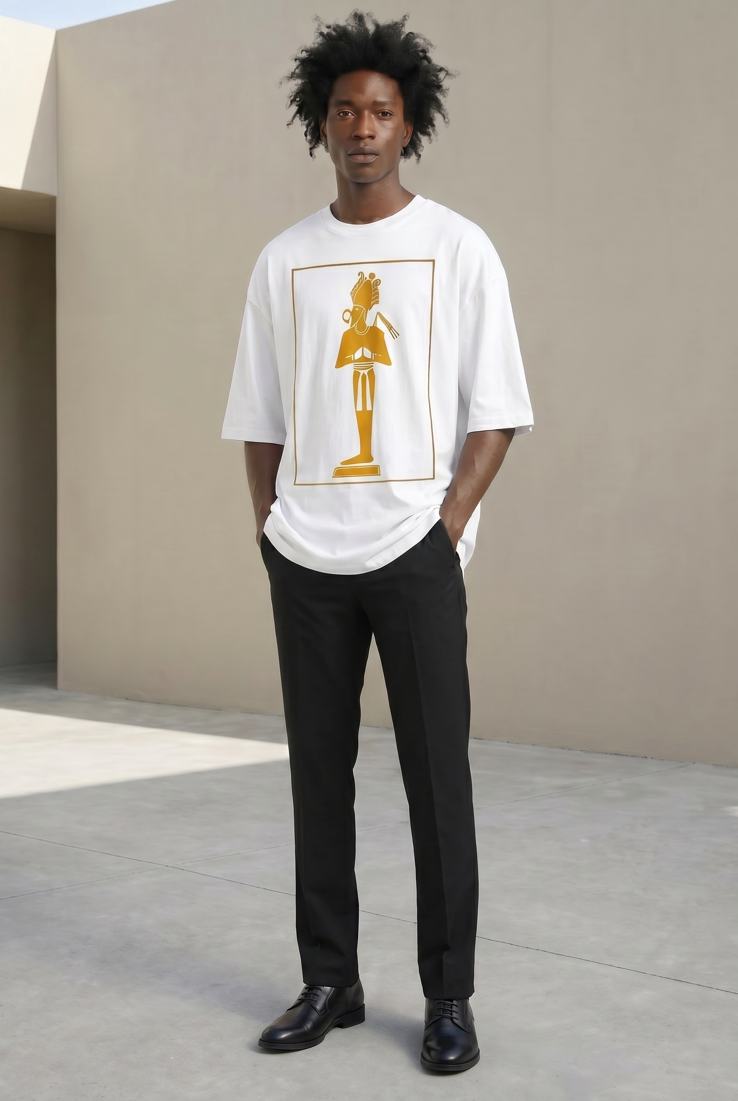 Osiris T-Shirt | Ancient Egypt Graphic Tee | Kemet Collection | Organic Cotton | Kinky Nomad
