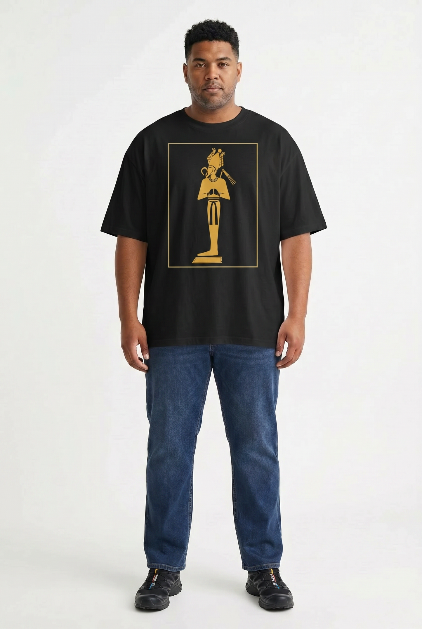 Osiris T-Shirt | Ancient Egypt Graphic Tee | Kemet Collection | Organic Cotton | Kinky Nomad