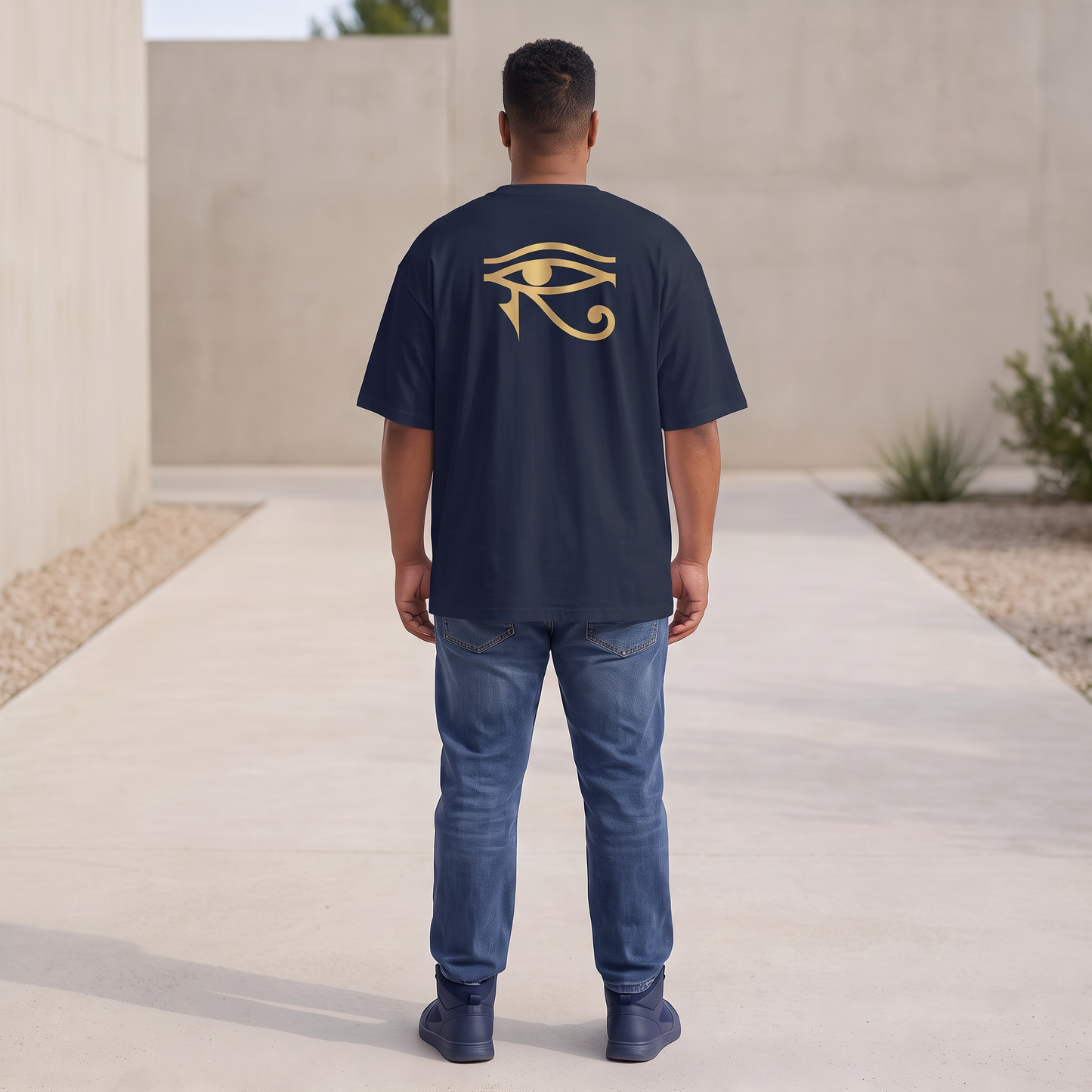 Osiris Oversized Tee | Kemet Series | Organic Cotton | Kinky Nomad