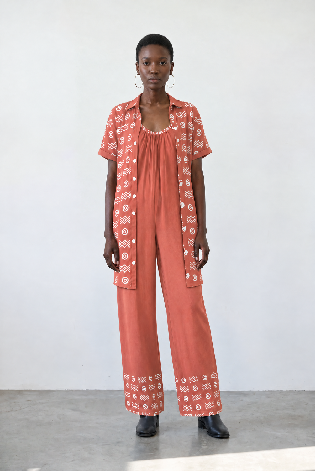 Savanna Earth Bundle | Shirt Dress + Jumpsuit | Kinky Nomad