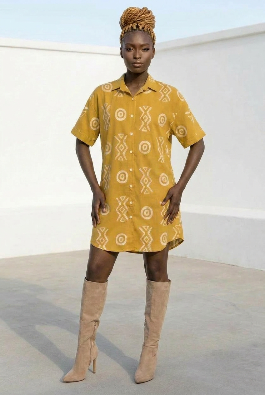 Savanna Shirt Dress | Savanna Series | 4 Colours | Kinky Nomad