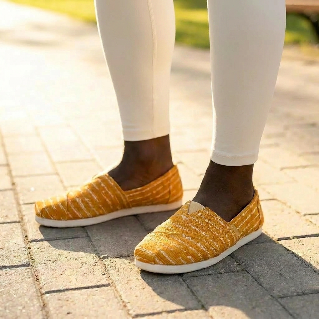 Canvas Slip-On Shoes | Ghana & Angles Series | Kinky Nomad