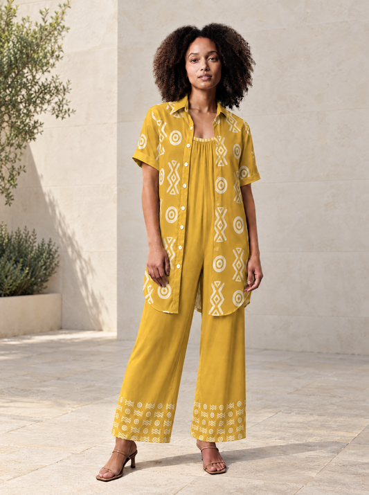 Savanna Gold Bundle | Shirt Dress + Jumpsuit | Kinky Nomad