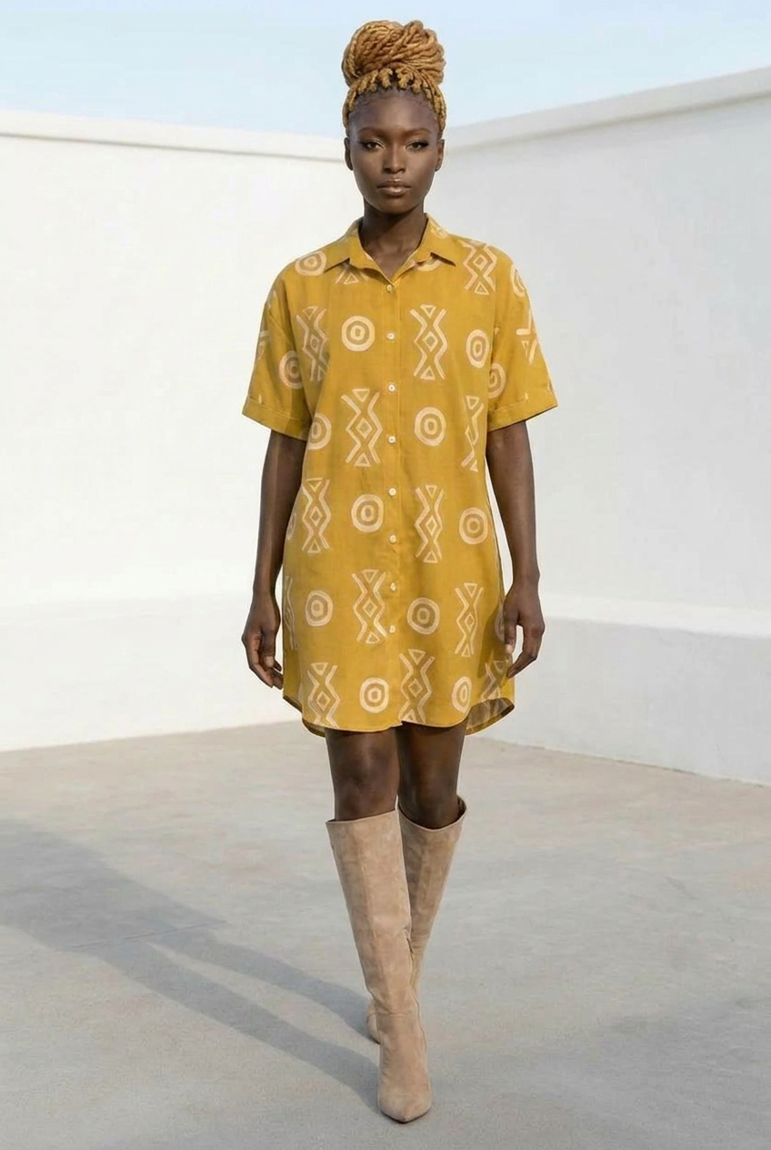 Savanna Gold Bundle | Shirt Dress + Jumpsuit | Kinky Nomad