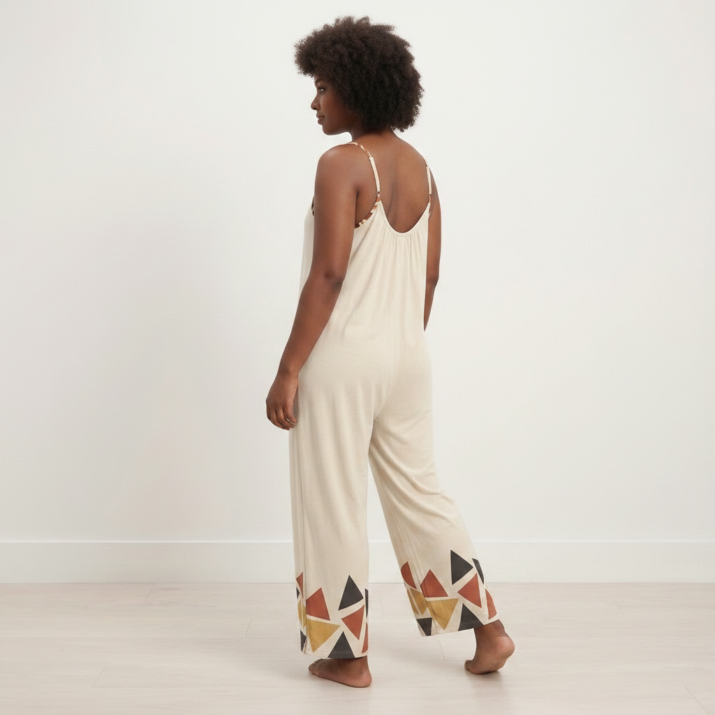 Wide-Leg Jumpsuit | Savanna & Angles Series | 4 Colours | Kinky Nomad