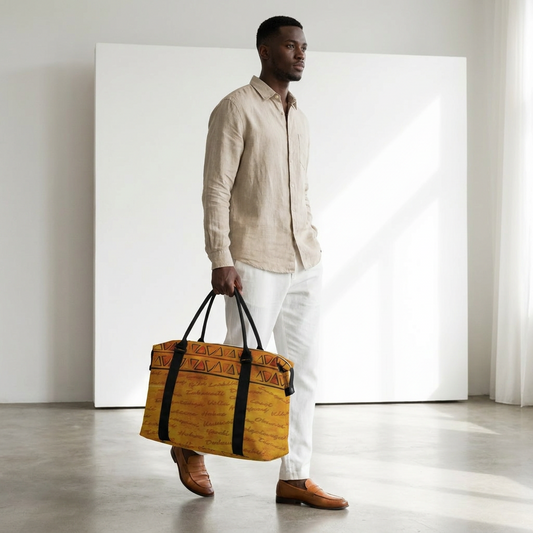 Large Duffel Bag | Afrika for Afrikans Ghana Love Africa | Kinky Nomad