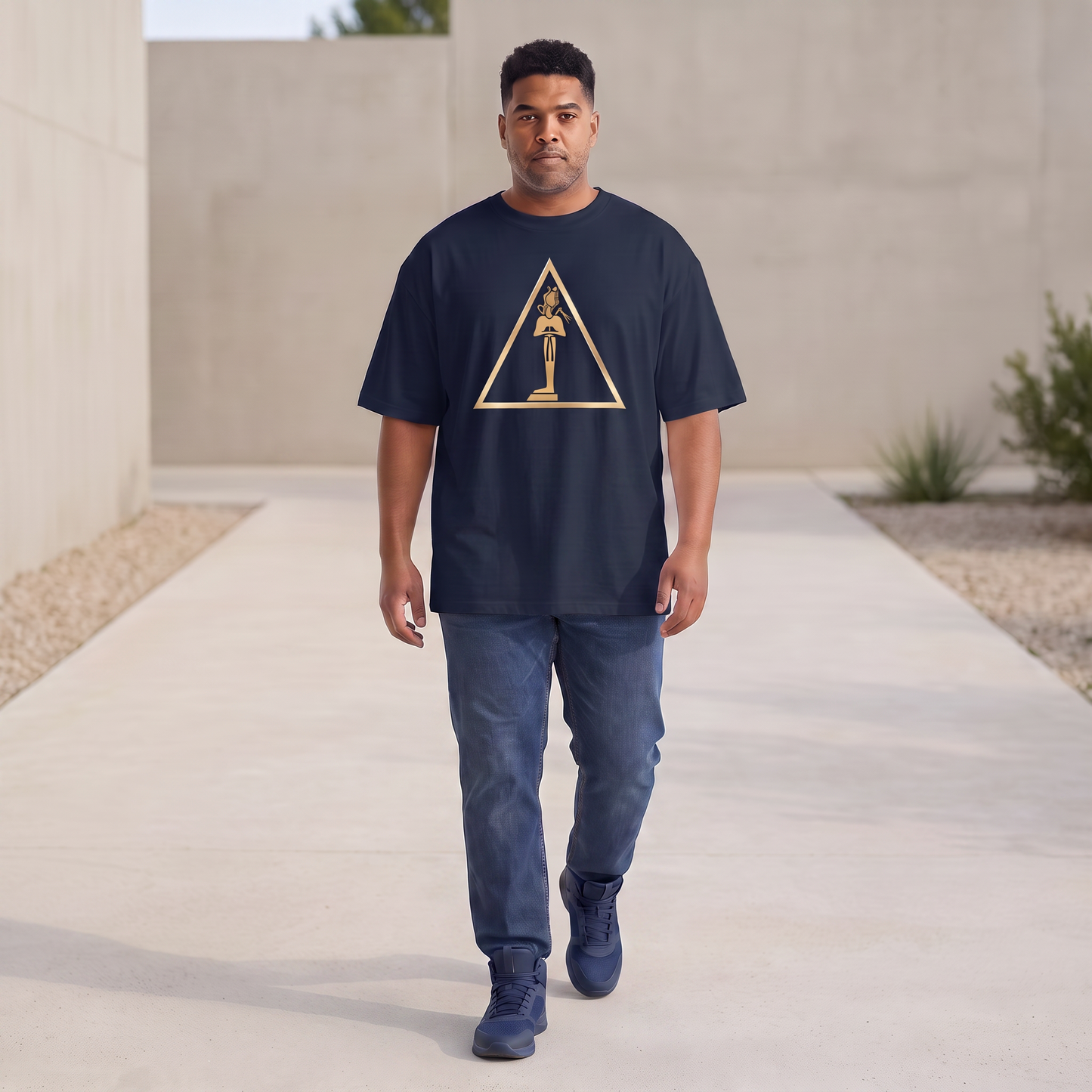 Osiris Oversized Tee | Kemet Series | Organic Cotton | Kinky Nomad
