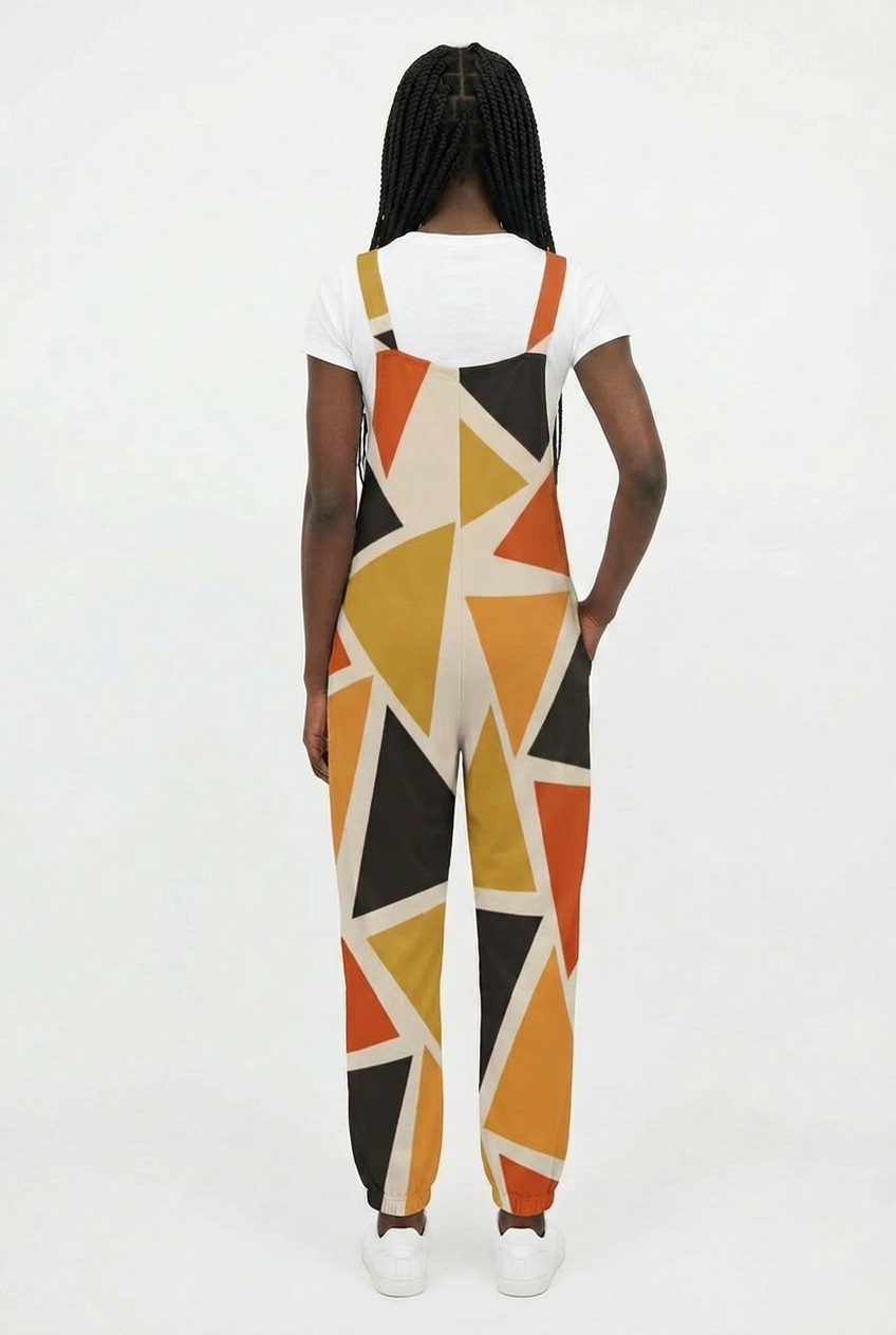Geometric Baggy Jumpsuit | Angles Series | Kinky Nomad