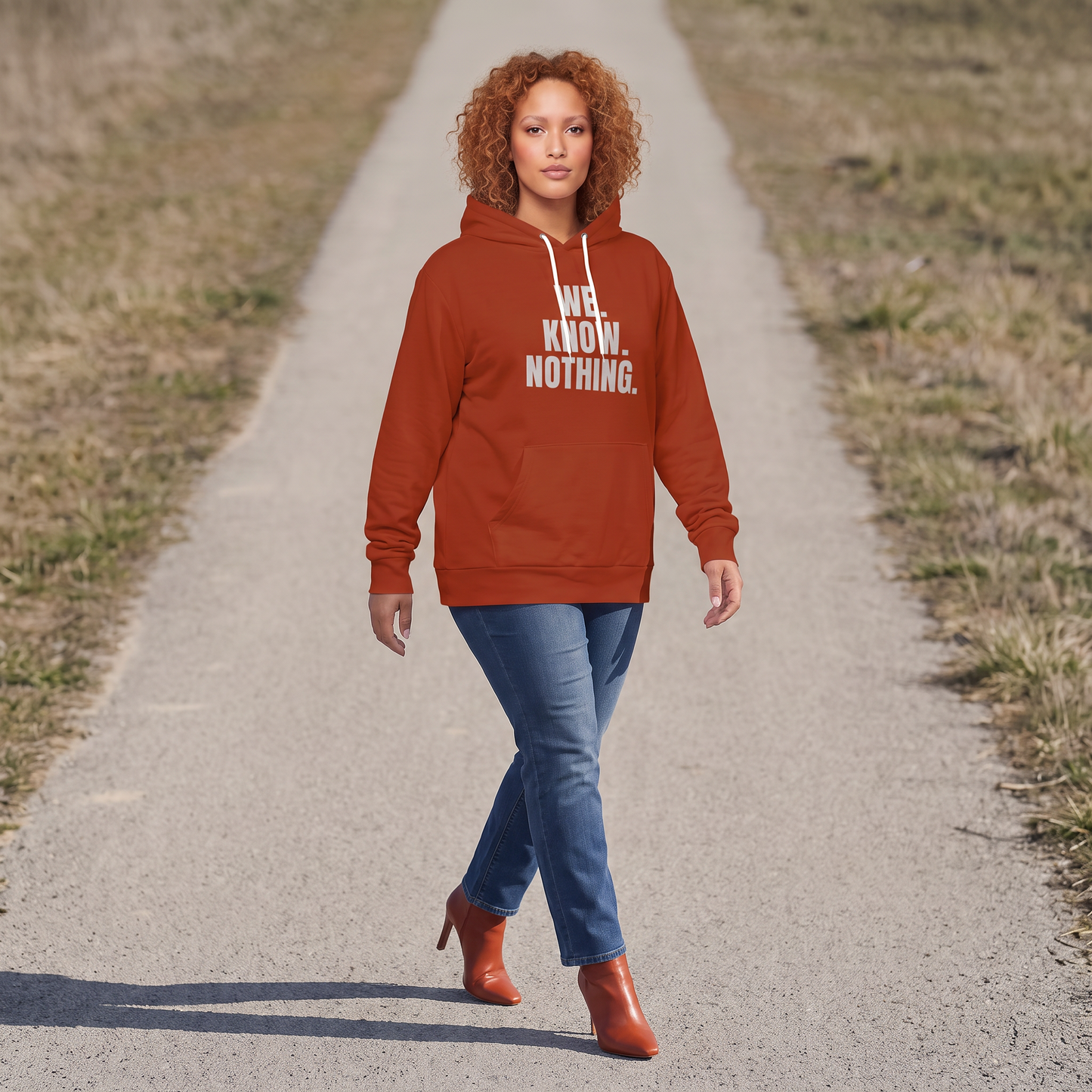 We Know Nothing Hoodie | Manifesto Series | Unisex | Kinky Nomad