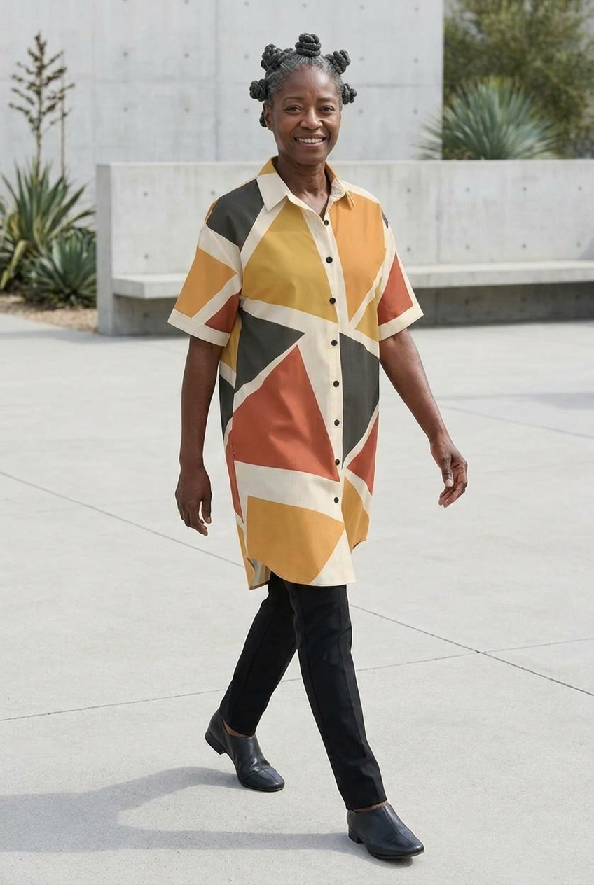 Angles Bundle | Shirt Dress & Jumpsuit | Earth Palette | Kinky Nomad