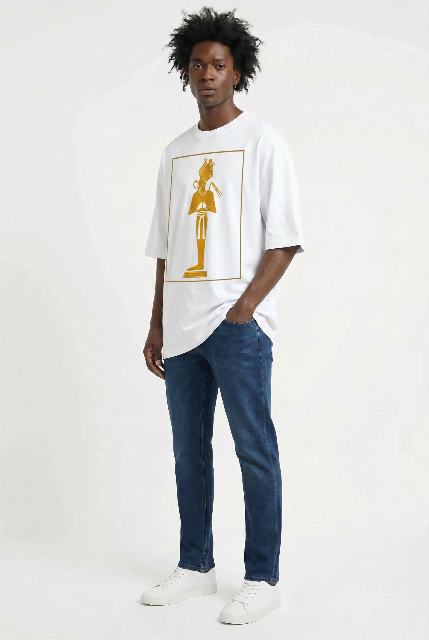 Osiris T-Shirt | Ancient Egypt Graphic Tee | Kemet Collection | Organic Cotton | Kinky Nomad