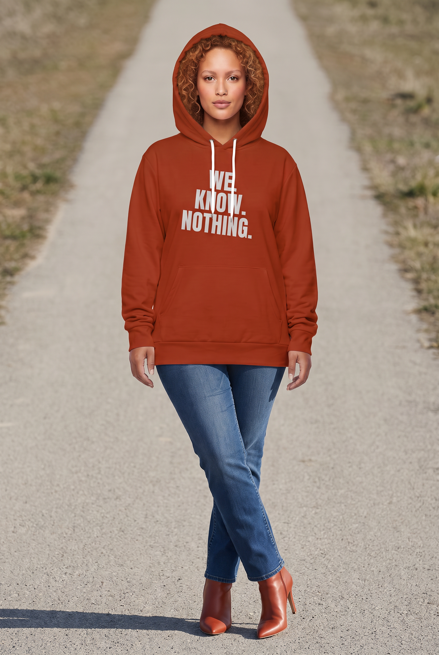 We Know Nothing Hoodie | Manifesto Series | Unisex | Kinky Nomad