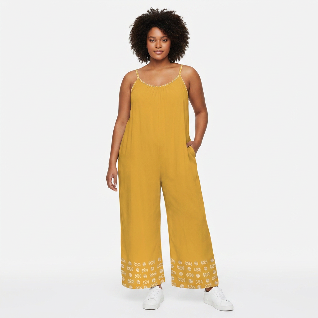 Wide-Leg Jumpsuit | Savanna & Angles Series | 4 Colours | Kinky Nomad