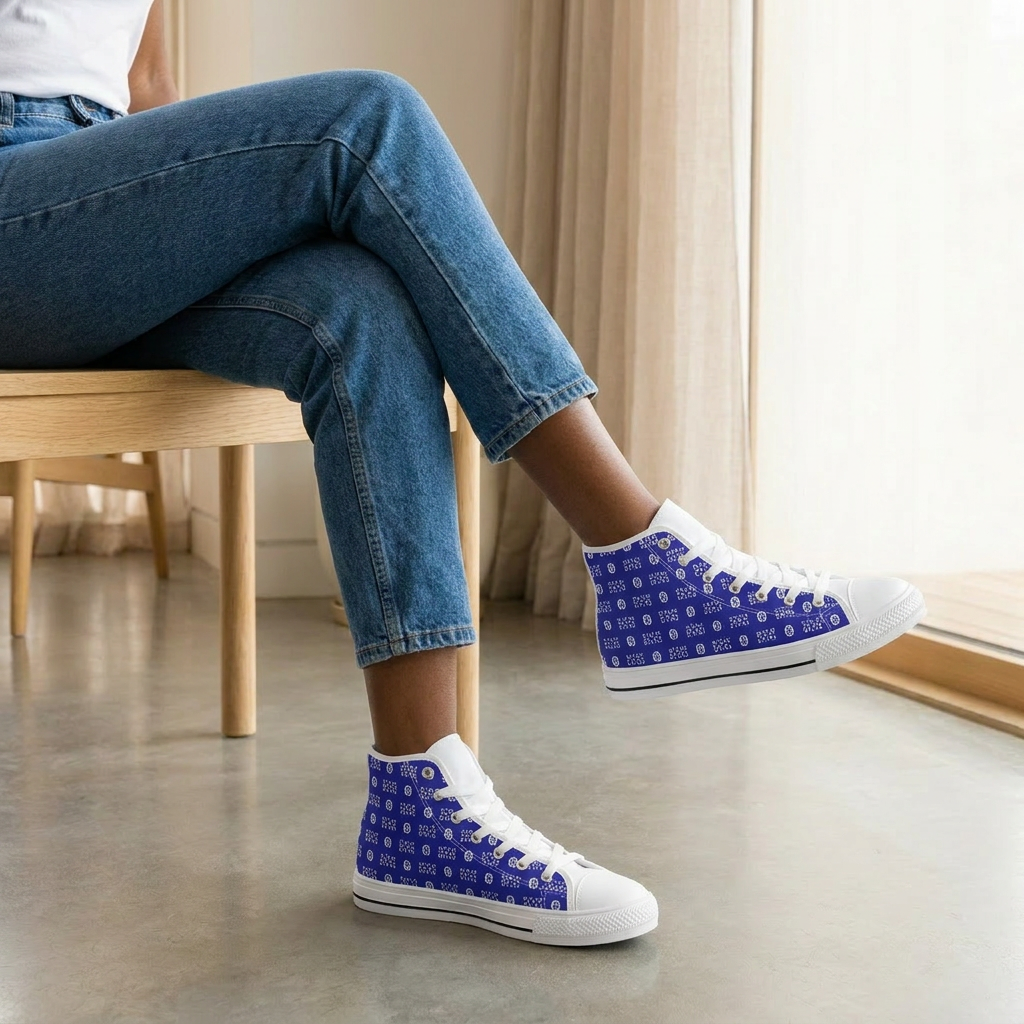 High Top Sneakers | Adinkra | Savanna Sole | Boho Sole & Crown | Kinky Nomad