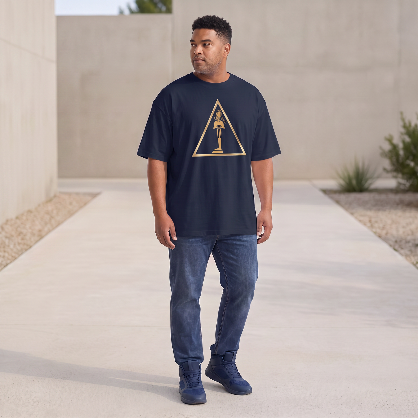 Osiris Oversized Tee | Kemet Series | Organic Cotton | Kinky Nomad