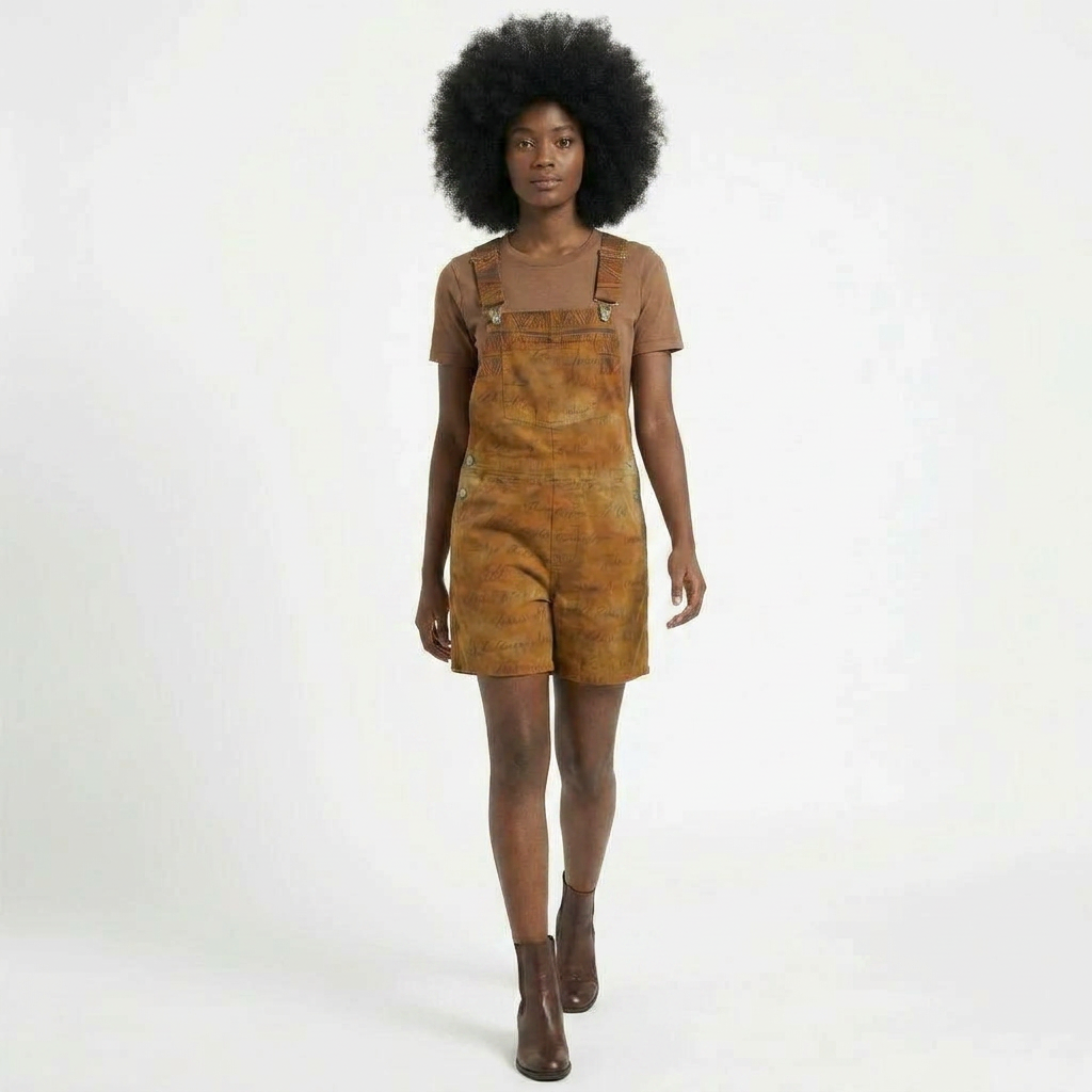 Ghana Inspired Overalls | African Print Unisex | Kinky Nomad