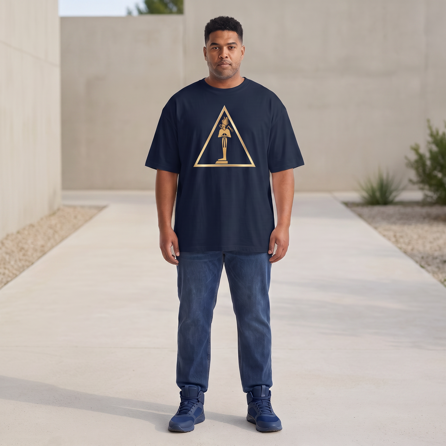 Osiris Oversized Tee | Kemet Series | Organic Cotton | Kinky Nomad