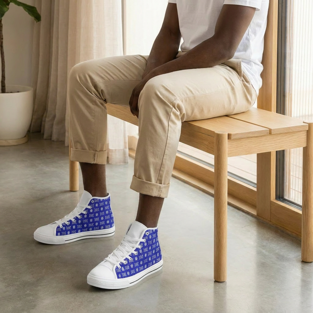 High Top Sneakers | Adinkra | Savanna Sole | Boho Sole & Crown | Kinky Nomad