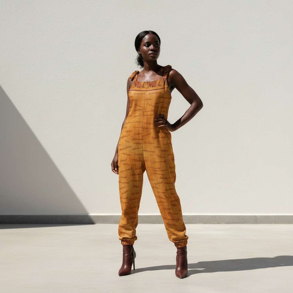 Ghana Inspired African Print Baggy Jumpsuit | Kinky Nomad