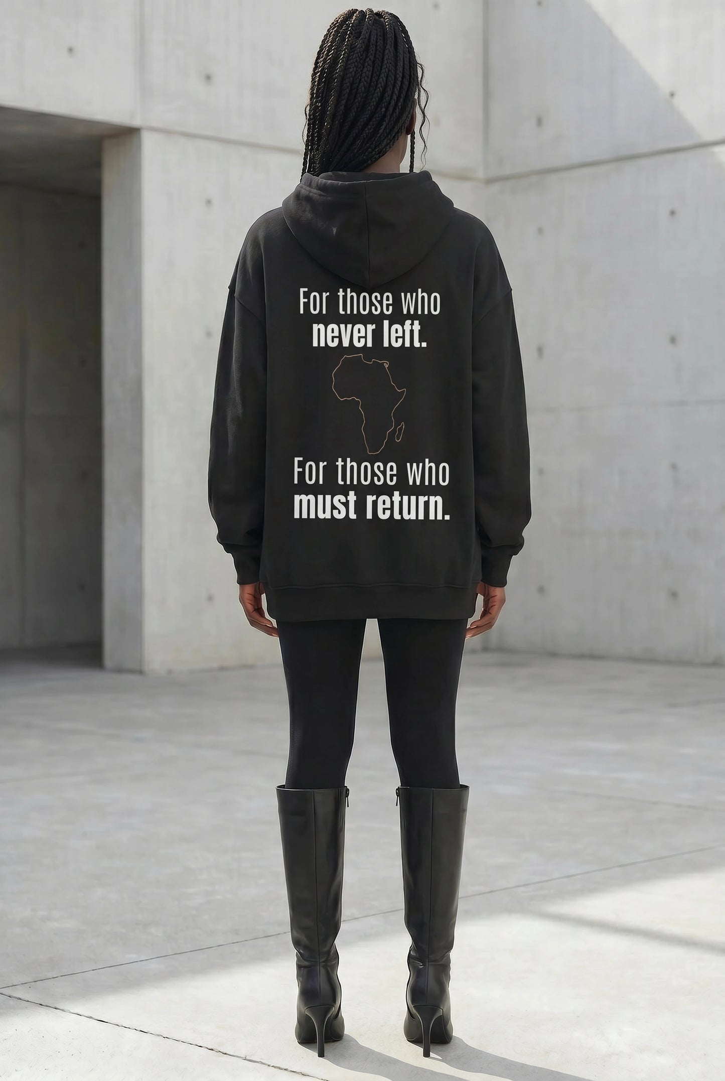 Afrika for Afrikans Hoodie | For Those Who Must Return | Kinky Nomad