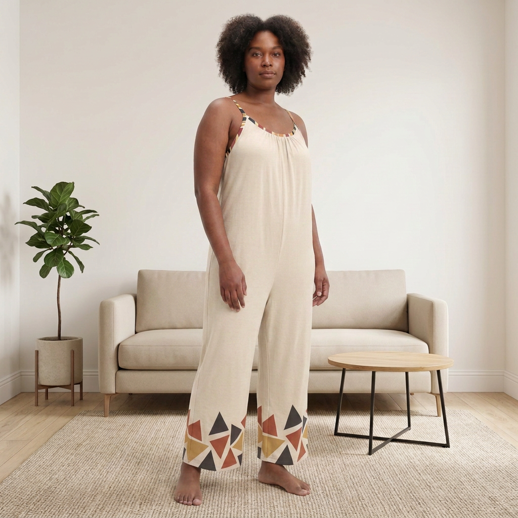 Wide-Leg Jumpsuit | Savanna & Angles Series | 4 Colours | Kinky Nomad