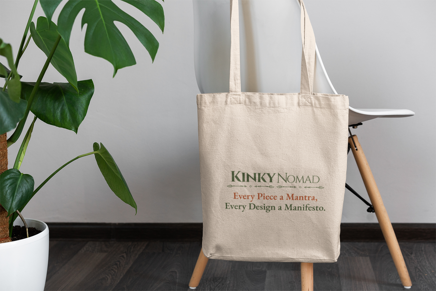 UNITY Adinkra Organic Cotton Tote Bag | Eco-Friendly African Symbol Tote by Kinky Nomad