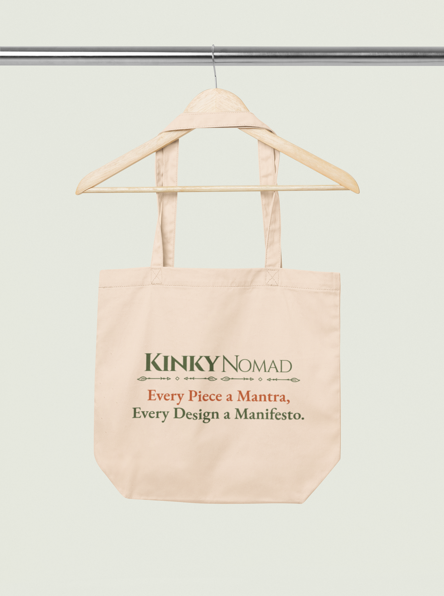 PEACE Adinkra Organic Cotton Tote Bag | Eco-Friendly African Symbol Tote by Kinky Nomad