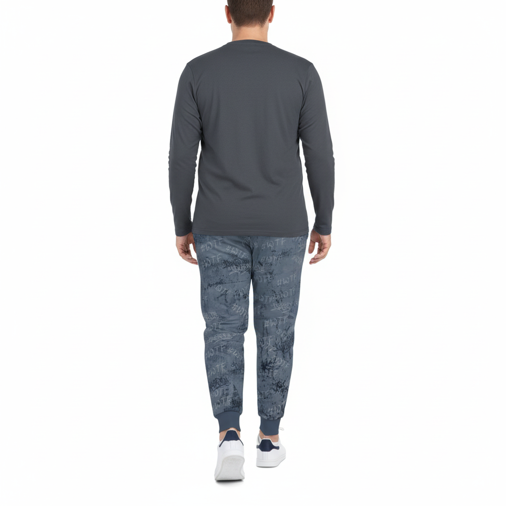 #WTAF Empowerment Joggers – Woke. Tuned In. Aware. Fearless | Slate Graffiti Print